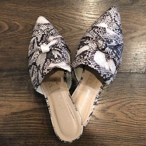 Vintage Havana Snakeskin Mules